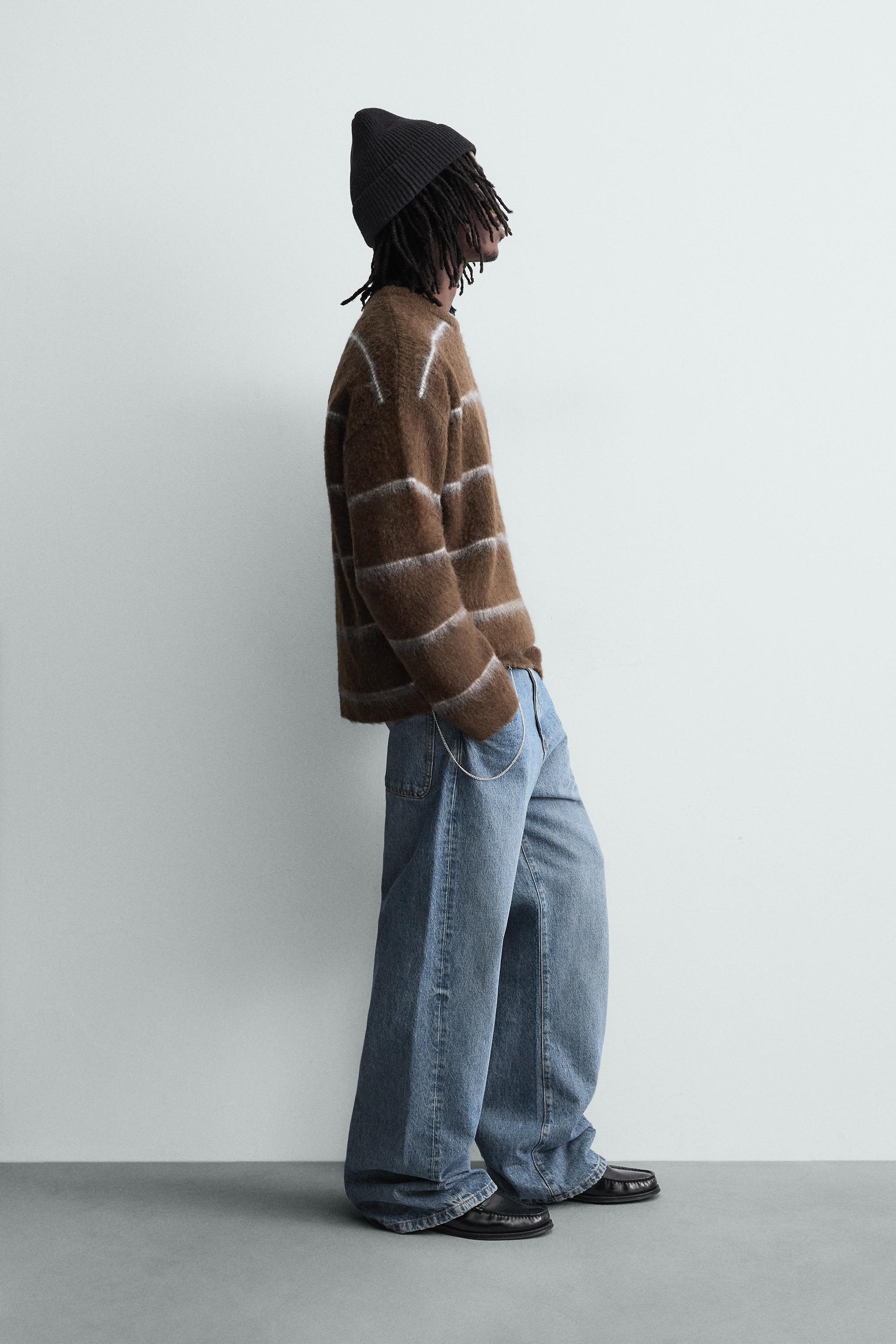 STRIPED TEXTURED JUMPER